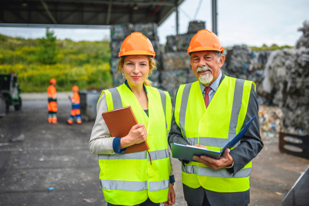 Team delivering facility management services