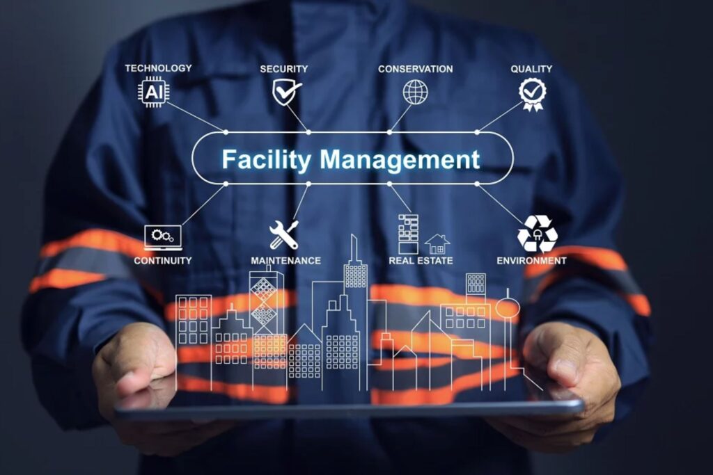 Professional facility management services in Gurgaon including building maintenance, security, and energy solutions by KDS International.